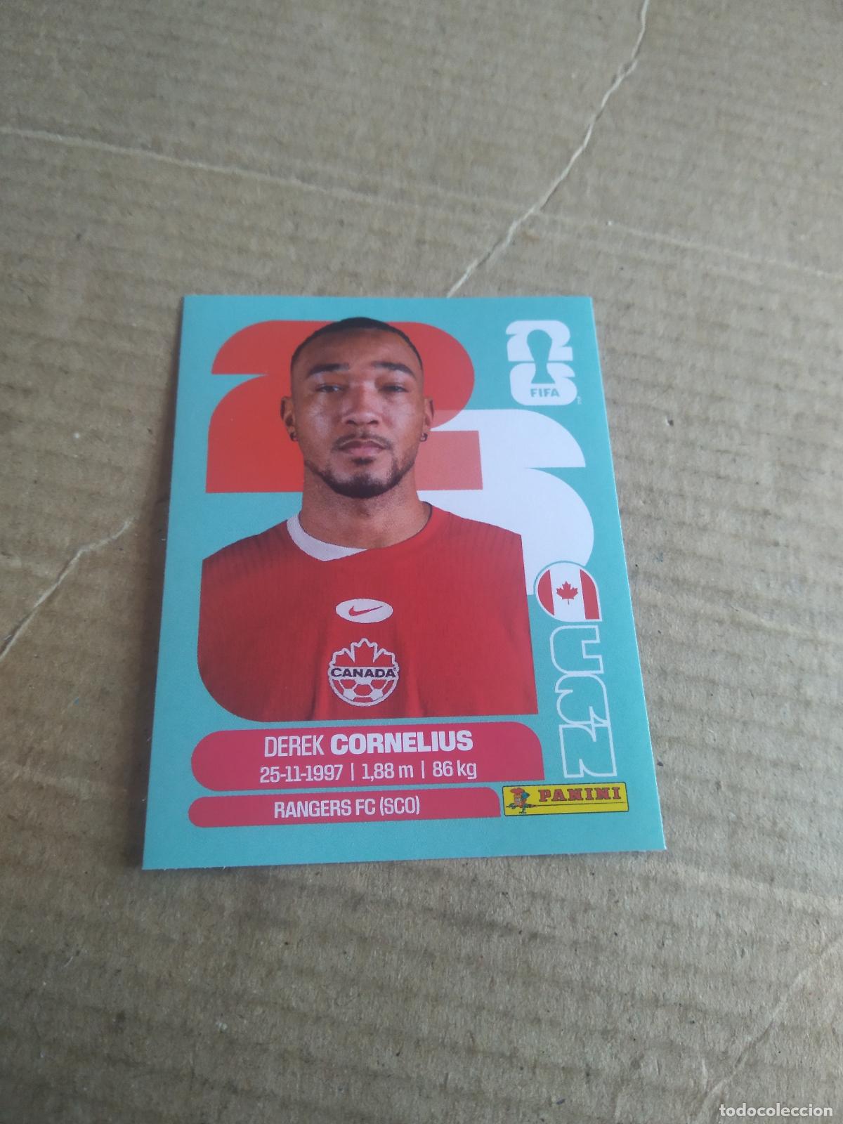 Cromos de f&uacute;tbol: CAN 7 DEREK CORNELIUS CANADA CROMO FUTBOL PANINI MUNDIAL 2026 WORLD CUP COPA DEL MUNDO