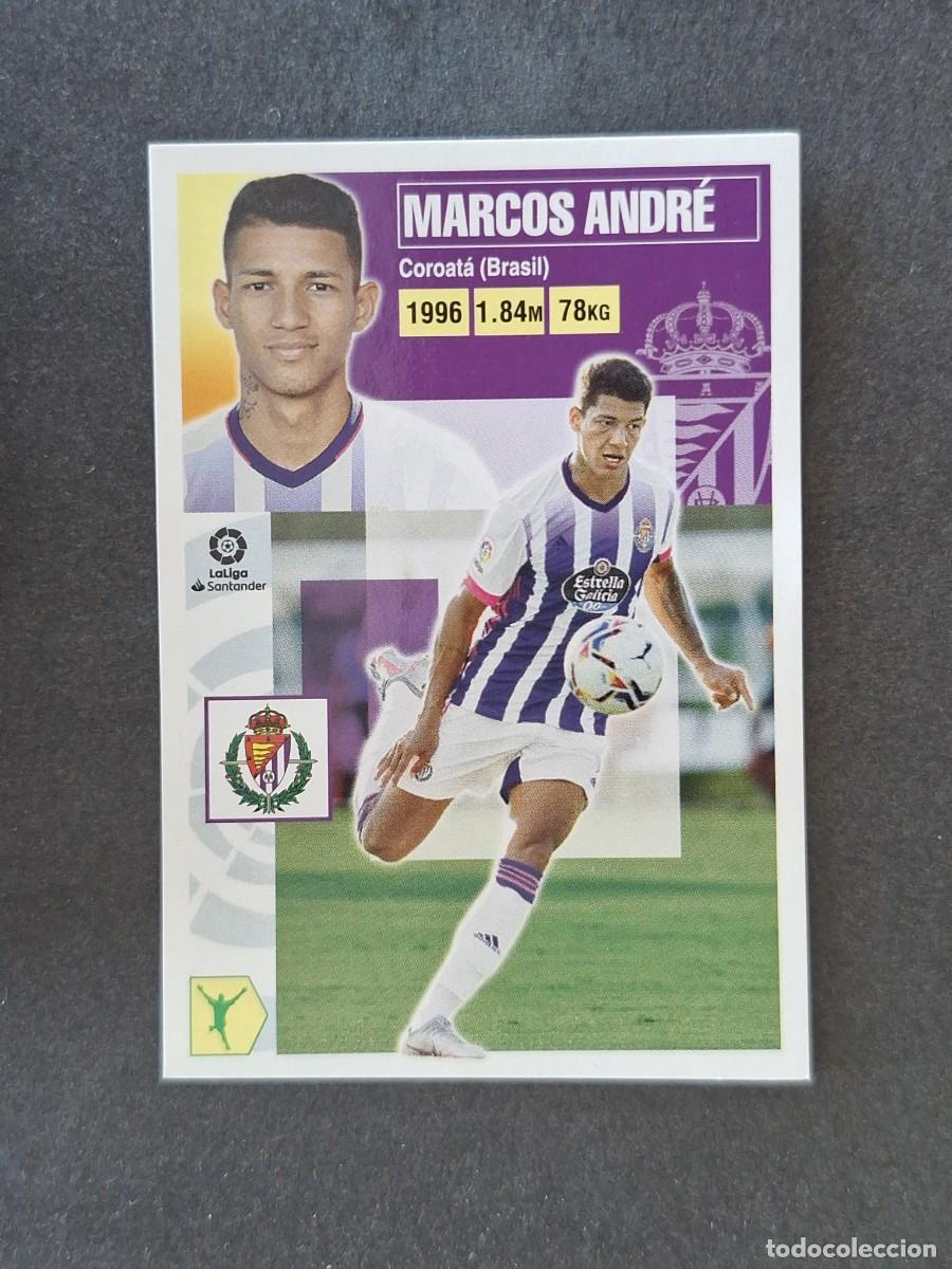 Cromos de f&uacute;tbol: L3 MARCOS ANDRE REAL VALLADOLID LIGA ESTE 2020 2021 20 21 NUNCA PEGADO SIN PEGAR