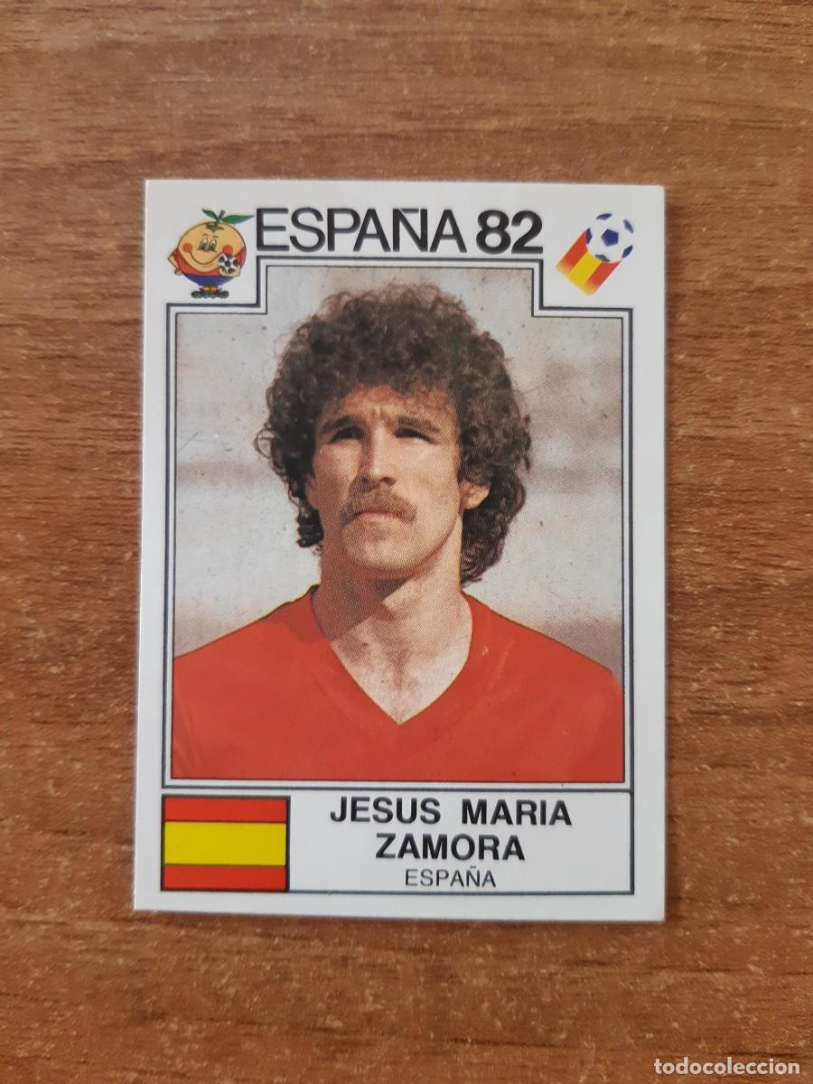 Cromos de f&uacute;tbol: N&deg;302 Jes&uacute;s Mar&iacute;a Zamora (Espa&ntilde;a) Mundial Espa&ntilde;a 82 PANINI 1982. Nunca pegado, sin pegar