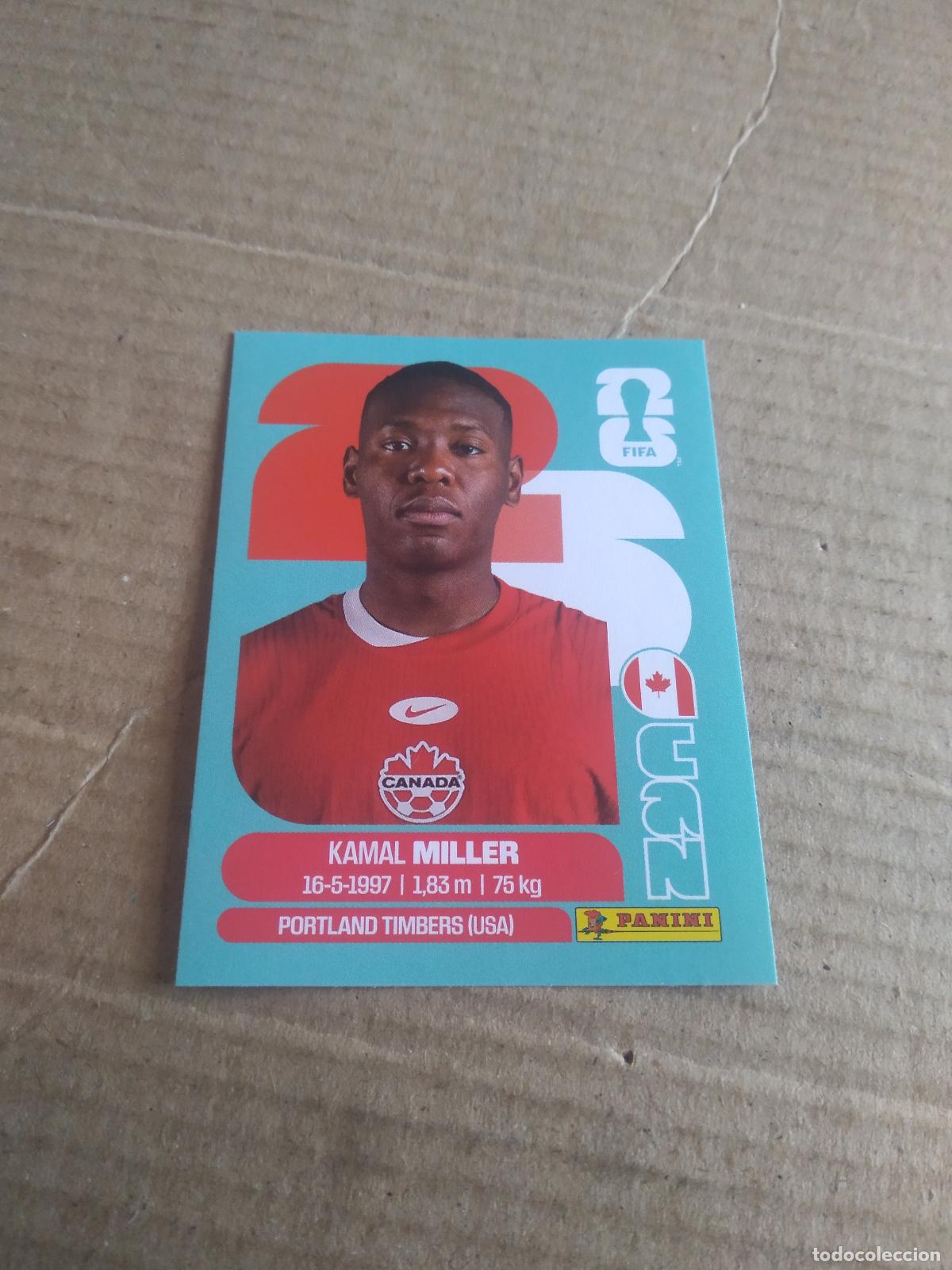 Cromos de f&uacute;tbol: CAN 9 KAMAL MILLER CANADA CROMO FUTBOL PANINI MUNDIAL 2026 WORLD CUP COPA DEL MUNDO