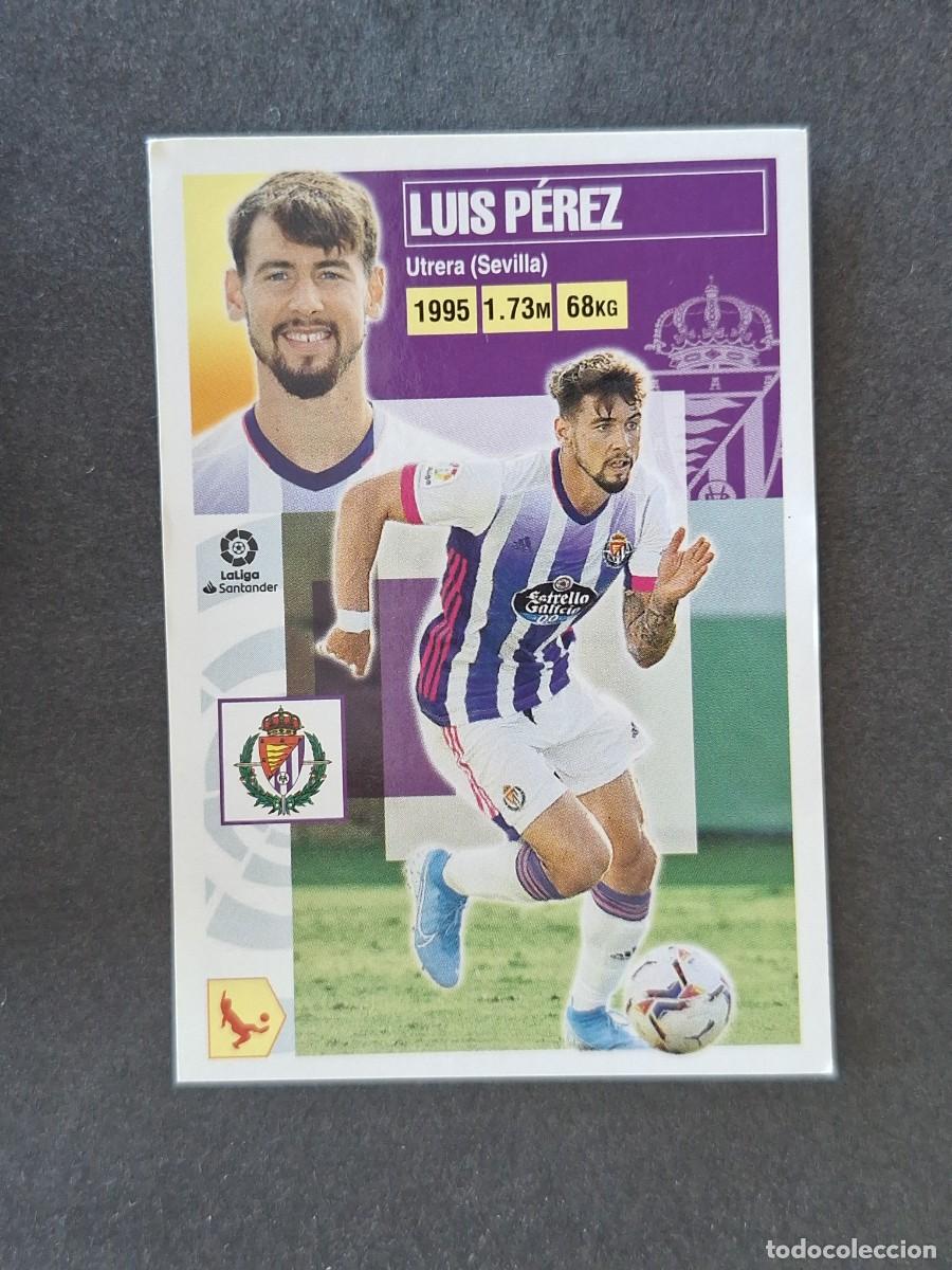 Cromos de f&uacute;tbol: L3 LUIS PEREZ REAL VALLADOLID LIGA ESTE 2020 2021 20 21 NUNCA PEGADO SIN PEGAR