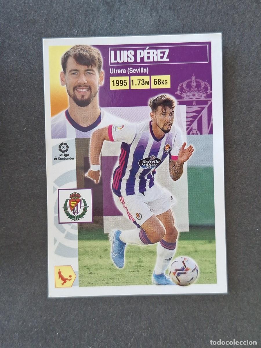 Cromos de f&uacute;tbol: L3 LUIS PEREZ REAL VALLADOLID LIGA ESTE 2020 2021 20 21 NUNCA PEGADO SIN PEGAR