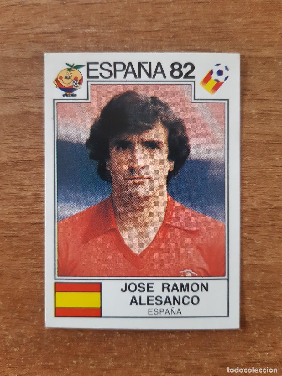 Cromos de f&uacute;tbol: N&deg;297 Jos&eacute; Ram&oacute;n Alesanco / Alexanco (Espa&ntilde;a) Mundial Espa&ntilde;a 82 PANINI 1982. Nunca pegado, sin pegar