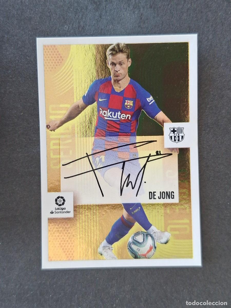 Fu&szlig;ball-Sticker: L3 DE JONG F. C. BARCELONA SERIE 10 LIGA ESTE 2020 2021 20 21 NUNCA PEGADO SIN PEGAR