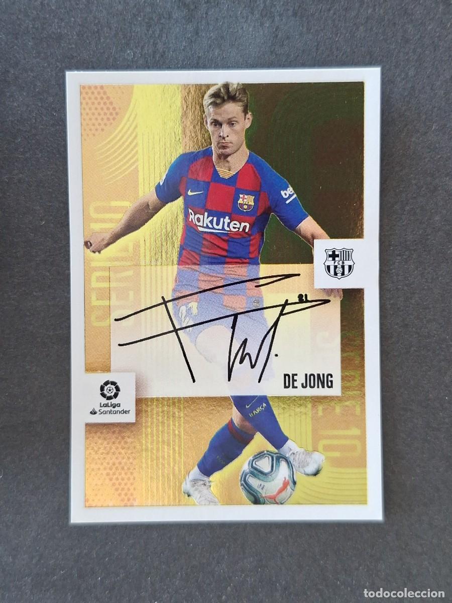 Fu&szlig;ball-Sticker: L3 DE JONG F. C. BARCELONA SERIE 10 LIGA ESTE 2020 2021 20 21 NUNCA PEGADO SIN PEGAR