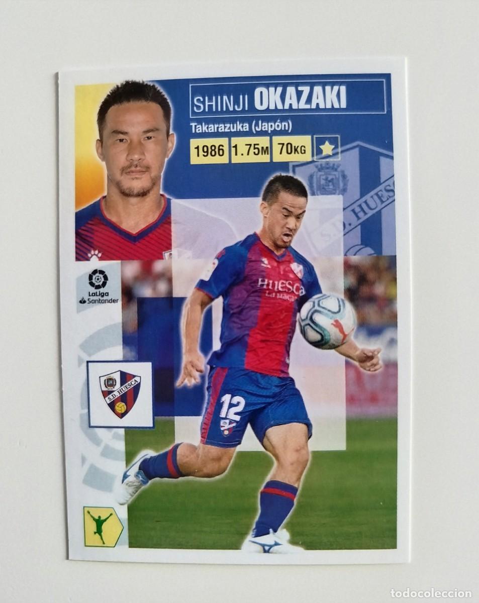 Fu&szlig;ball-Sticker: Okazaki 16 SIN PEGAR NUNCA PEGADO SD Huesca Liga Ediciones Este 20 21 / 2020 2021
