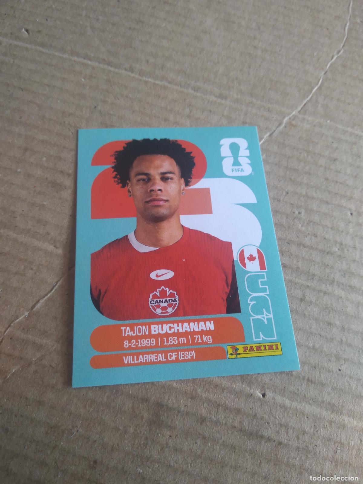 Cromos de Futebol: CAN 17 TAJON BUCHANAN CANADA CROMO FUTBOL PANINI MUNDIAL 2026 WORLD CUP COPA DEL MUNDO
