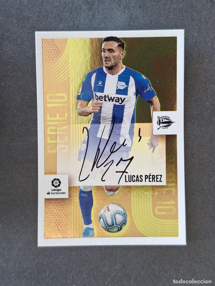Cromos de Futebol: L3 LUCAS PEREZ DEPORTIVO ALAVES SERIE 10 LIGA ESTE 2020 2021 20 21 NUNCA PEGADO SIN PEGAR