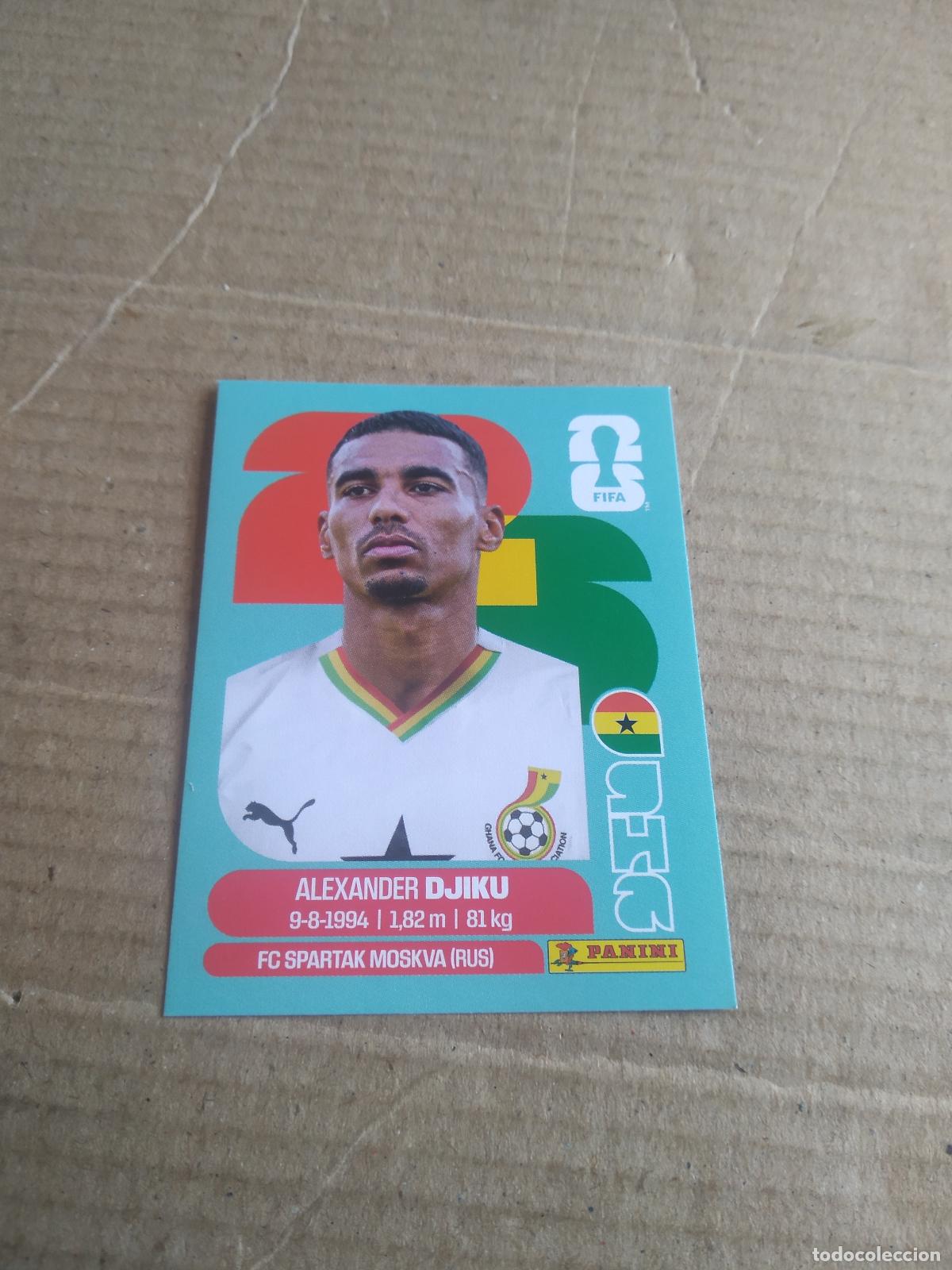 Cromos de Futebol: GHA 6 ALEXANDER DJIKU GHANA CROMO FUTBOL PANINI MUNDIAL 2026 WORLD CUP COPA DEL MUNDO