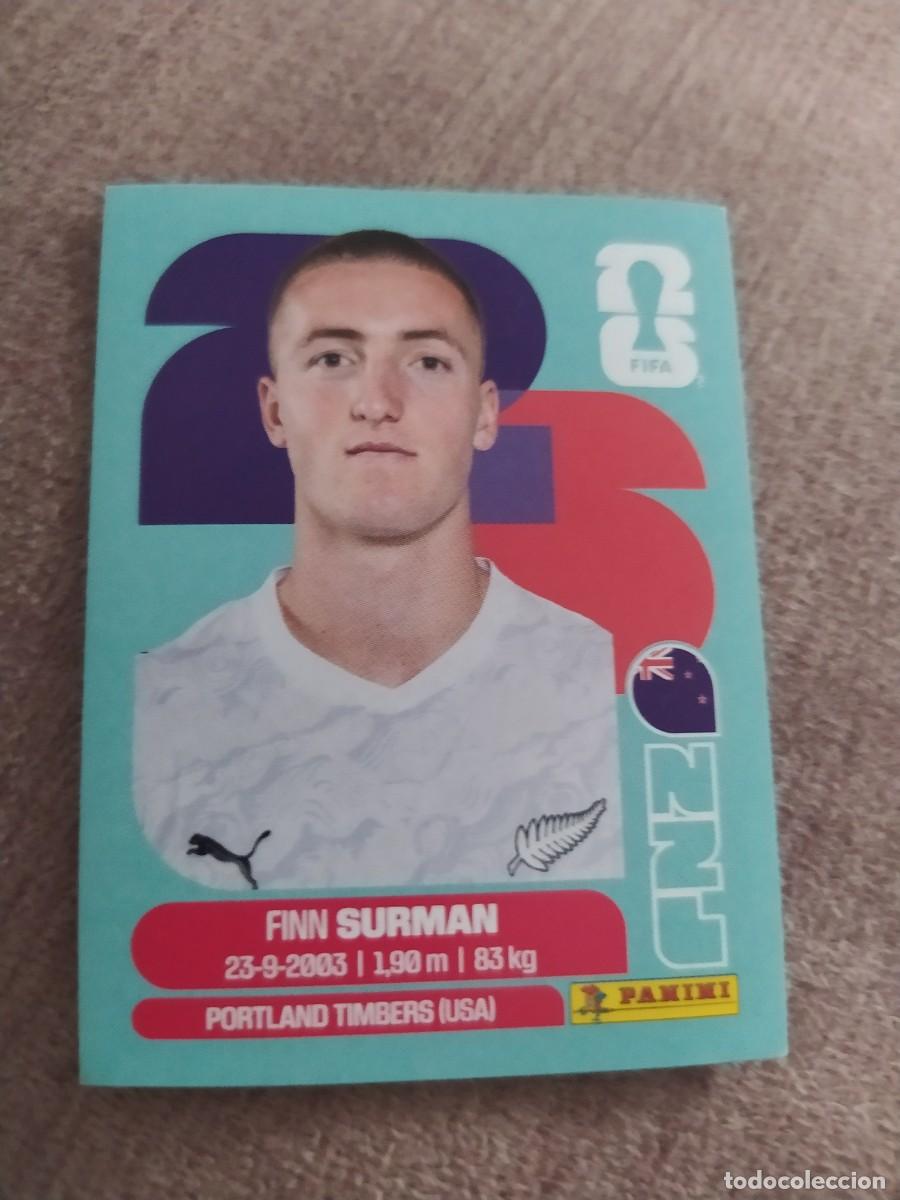 Cromos de Futebol: NZL 09 NZL9 Finn SURMAN 9 Nueva Zelanda Mundial 2026 Panini