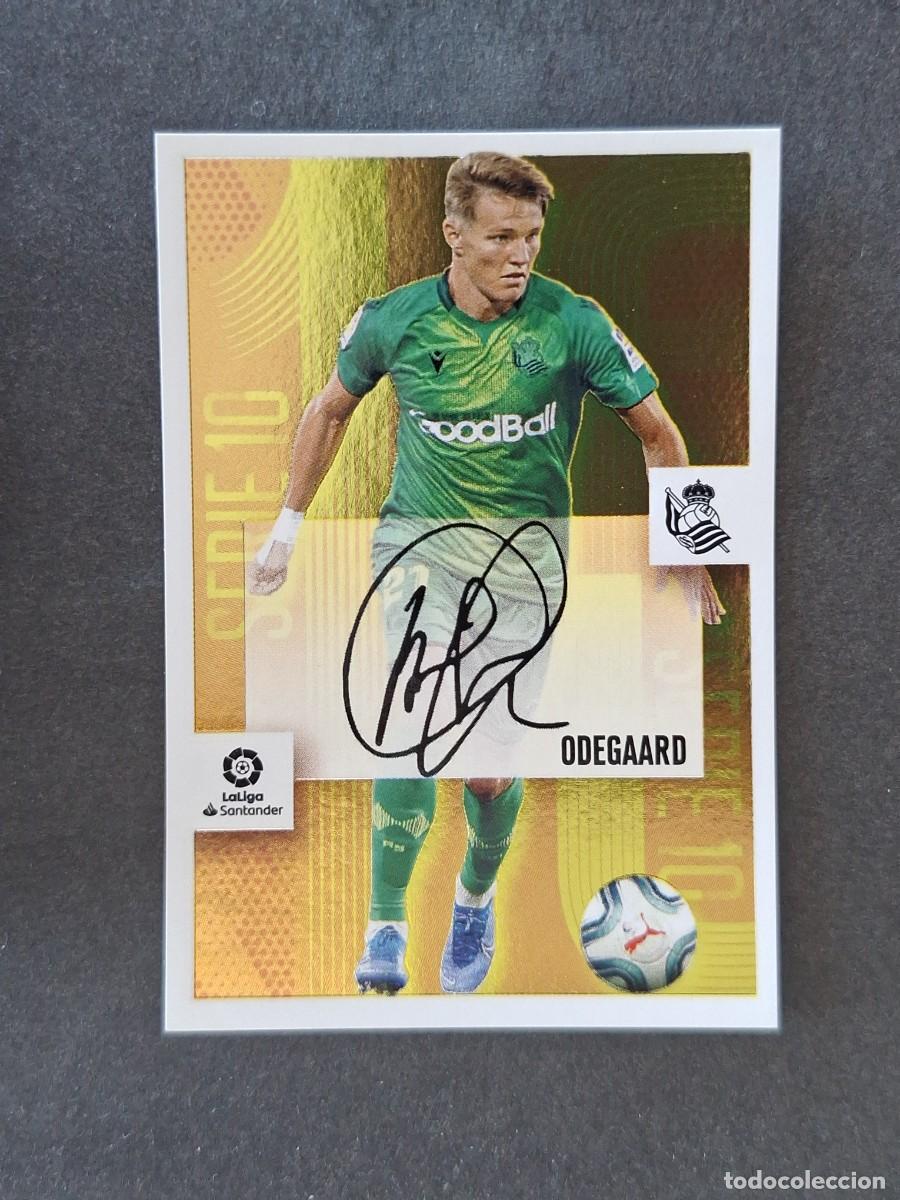 Cromos de Futebol: L3 ODEGAARD REAL SOCIEDAD SERIE 10 LIGA ESTE 2020 2021 20 21 NUNCA PEGADO SIN PEGAR