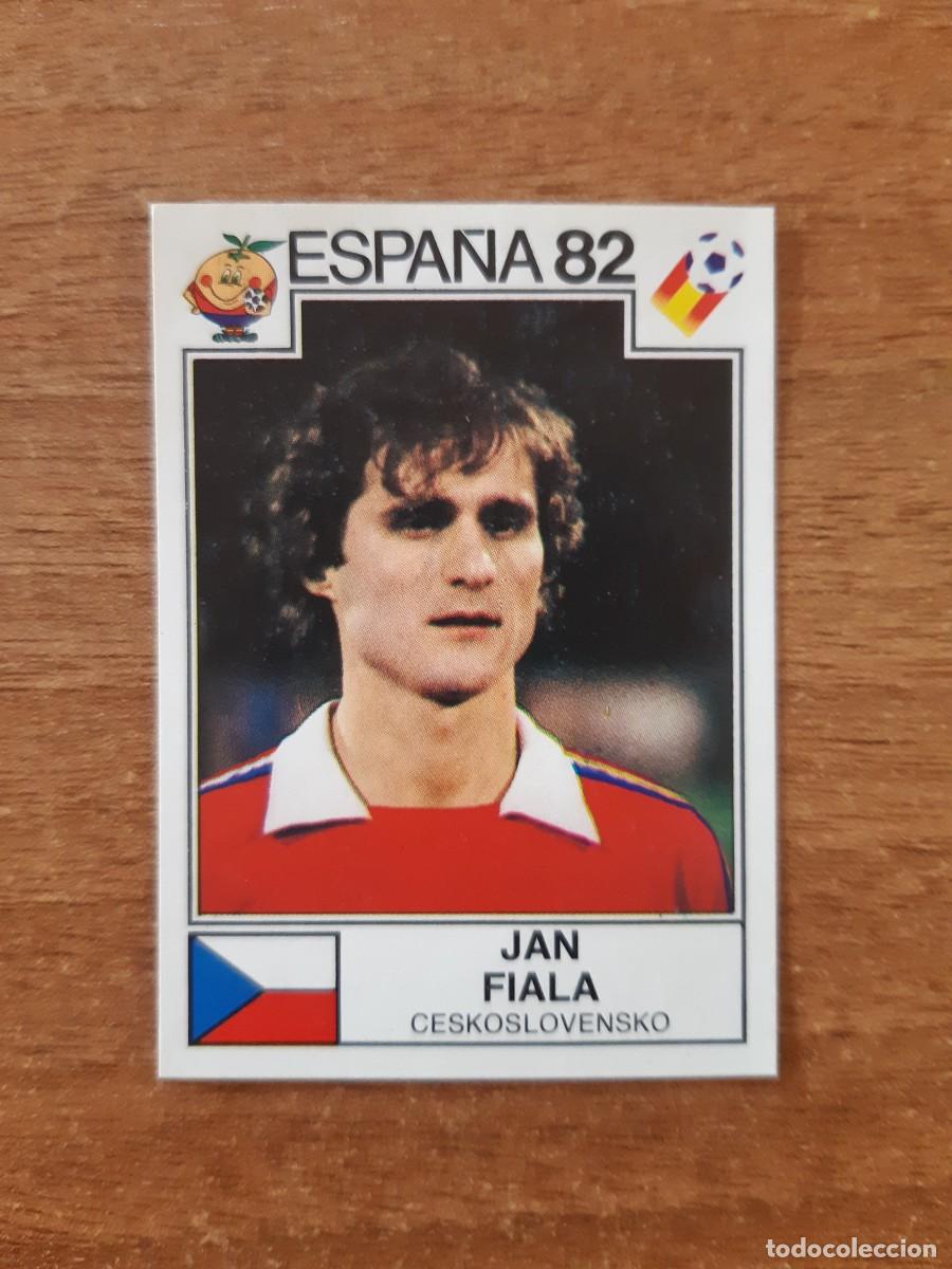 Cromos de f&uacute;tbol: N&deg;260 Jan Fiala (Checoslovaquia) Mundial Espa&ntilde;a 82 PANINI 1982. Nunca pegado, sin pegar
