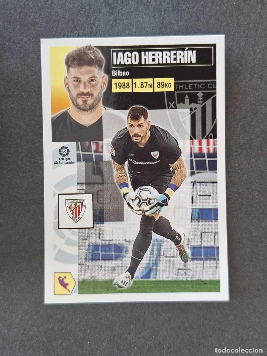 Cromos de f&uacute;tbol: L3 IAGO HERRERIN ATHLETIC CLUB DE BILBAO COLOCA LIGA ESTE 2020 2021 20 21 NUNCA PEGADO SIN PEGAR