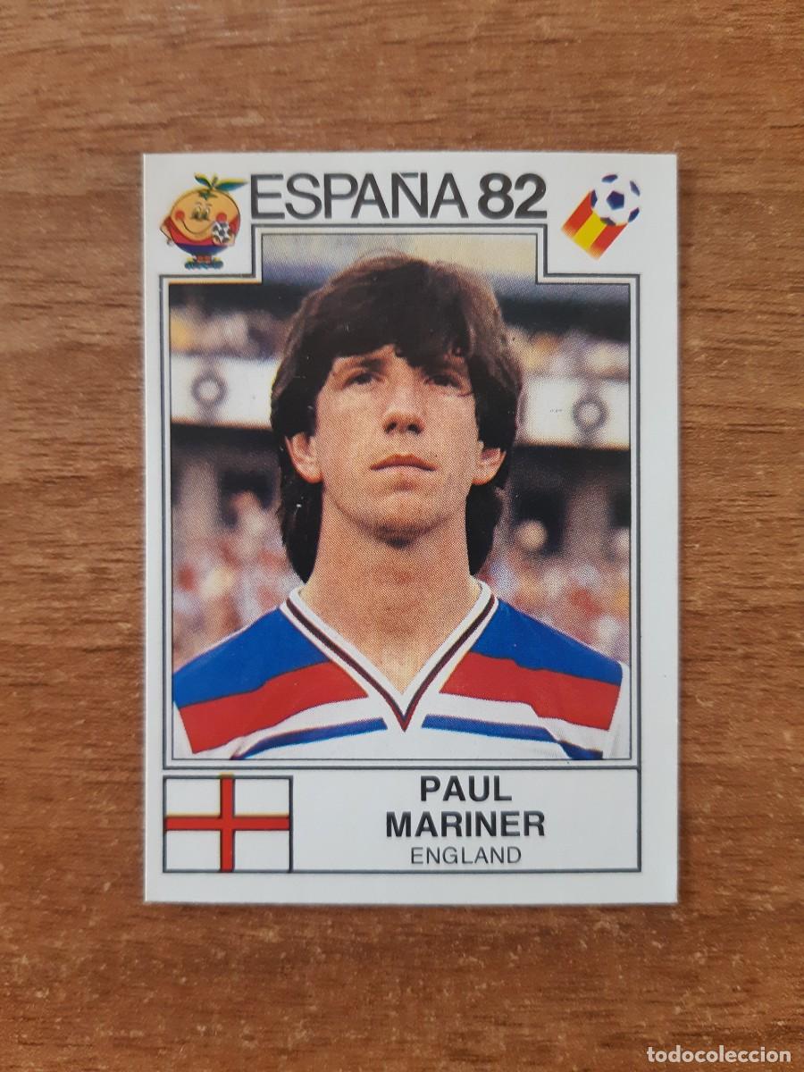 Cromos de f&uacute;tbol: N&deg;252 Paul Mariner (Inglaterra) Mundial Espa&ntilde;a 82 PANINI 1982. Nunca pegado, sin pegar