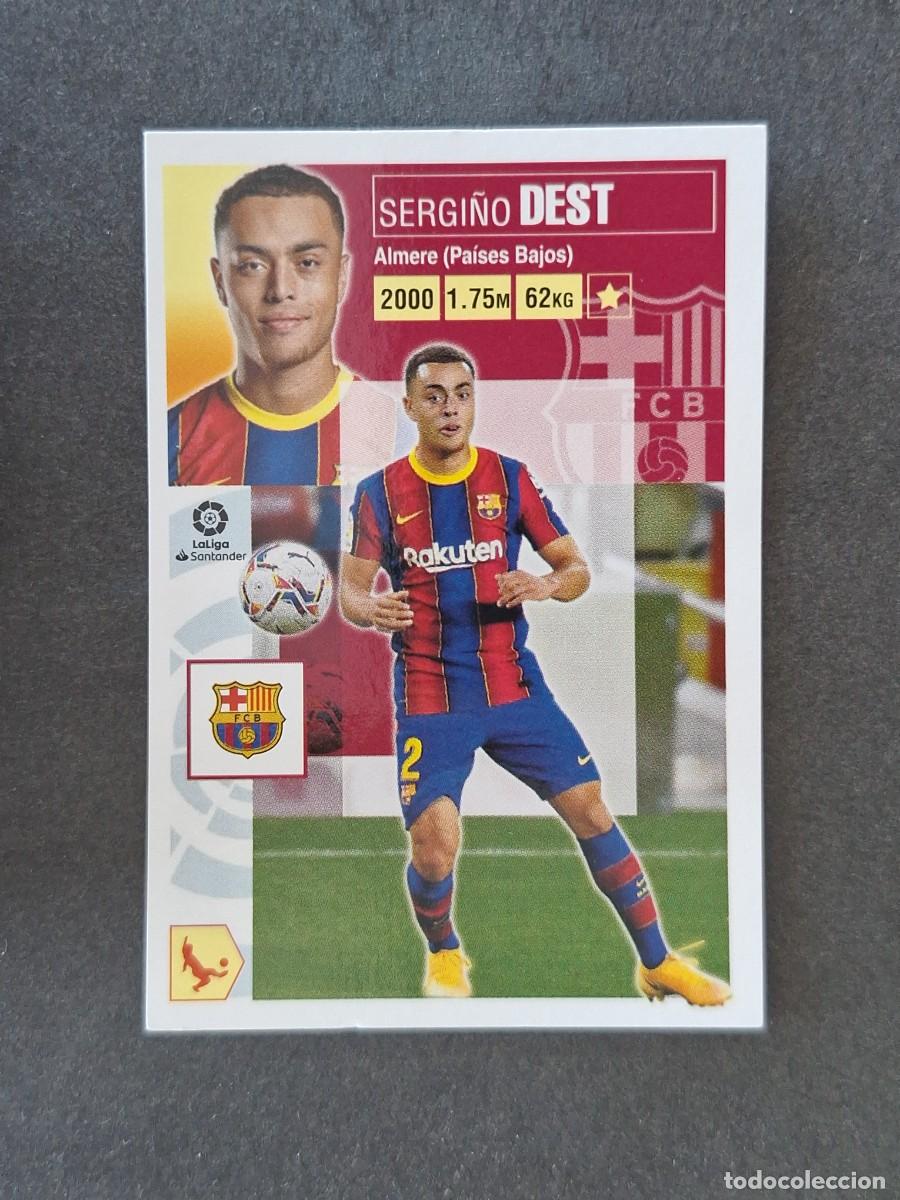 Cromos de f&uacute;tbol: L3 DEST F. C. BARCELONA COLOCA LIGA ESTE 2020 2021 20 21 NUNCA PEGADO SIN PEGAR