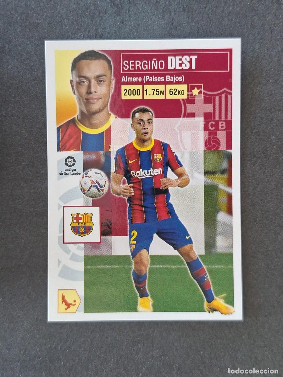 Cromos de f&uacute;tbol: L3 DEST F. C. BARCELONA COLOCA LIGA ESTE 2020 2021 20 21 NUNCA PEGADO SIN PEGAR