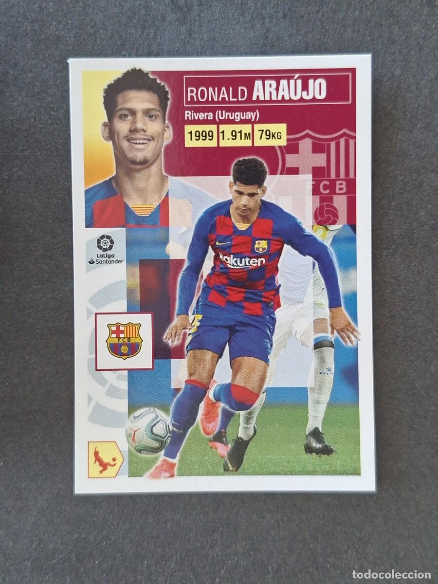 Cromos de f&uacute;tbol: L3 ARAUJO F. C. BARCELONA COLOCA LIGA ESTE 2020 2021 20 21 NUNCA PEGADO SIN PEGAR