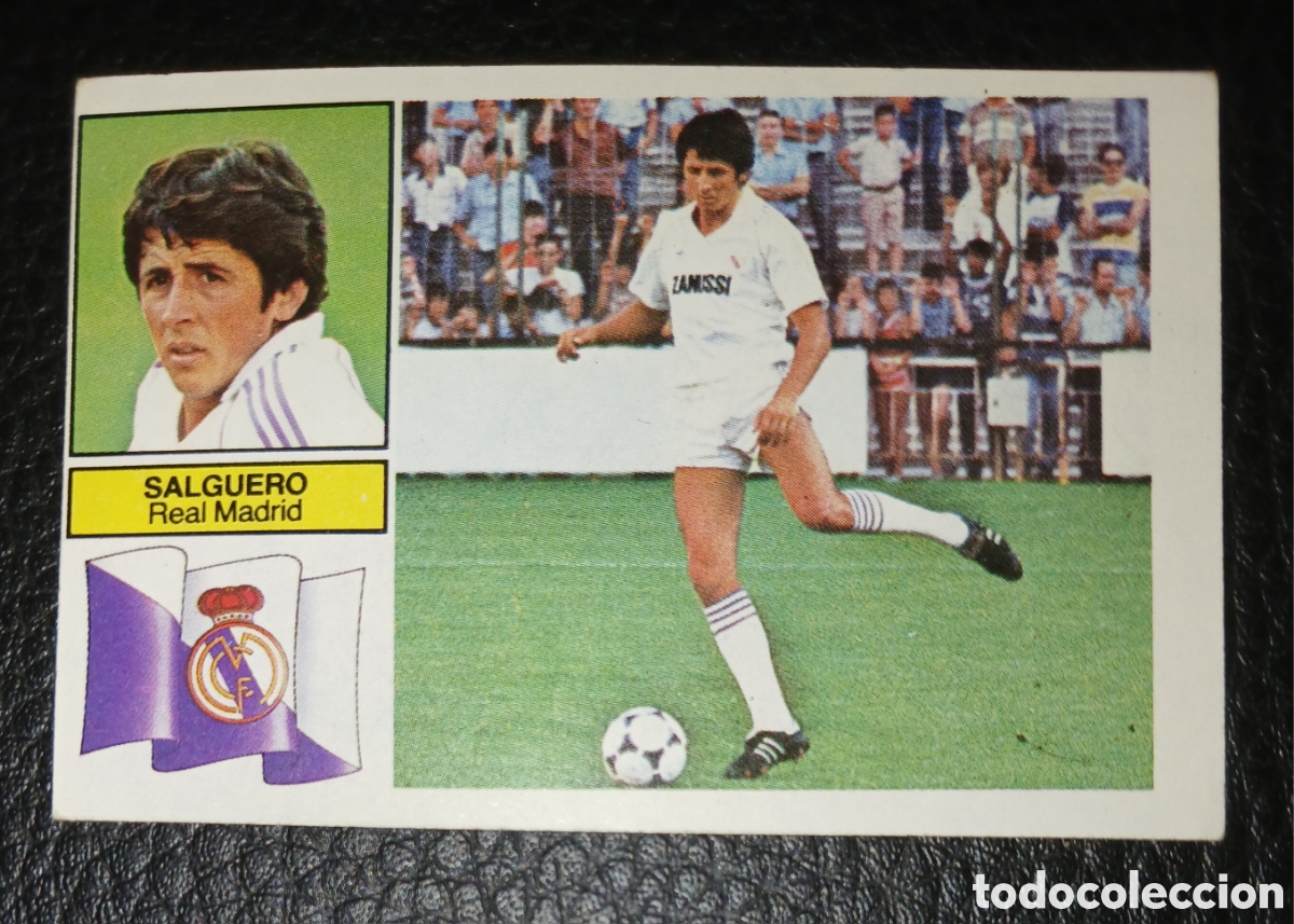 Cromos de Futebol: Cromo Salguero Real Madrid Liga 82 83 1982 1983 Ediciones Este sin pegar nunca pegado Coloca