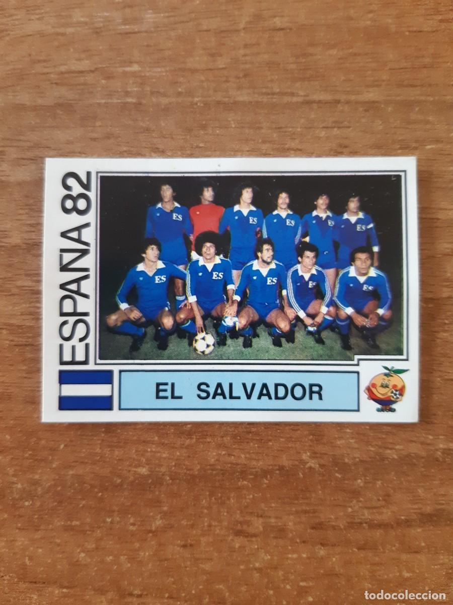 Cromos de Futebol: N&deg;219 Alineaci&oacute;n El Salvador Magico Gonz&aacute;lez Mundial Espa&ntilde;a 82 PANINI 1982. Nunca pegado, sin pegar