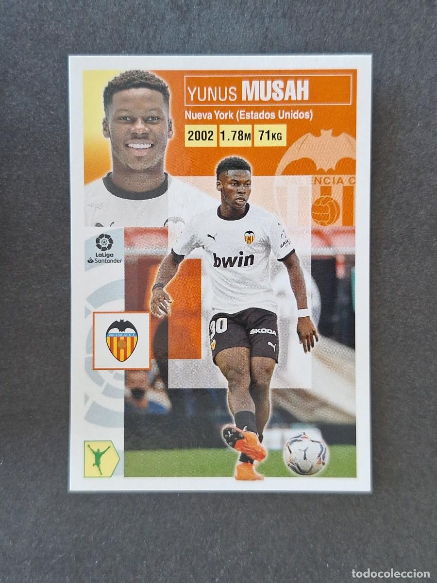 Cromos de Futebol: L3 MUSAH VALENCIA C. F. COLOCA LIGA ESTE 2020 2021 20 21 NUNCA PEGADO SIN PEGAR
