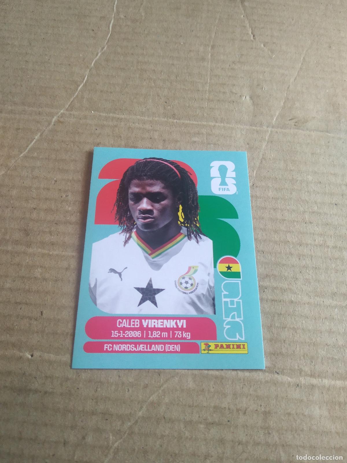 Cromos de f&uacute;tbol: GHA 8 CALEB YIRENKYI GHANA CROMO FUTBOL PANINI MUNDIAL 2026 WORLD CUP COPA DEL MUNDO