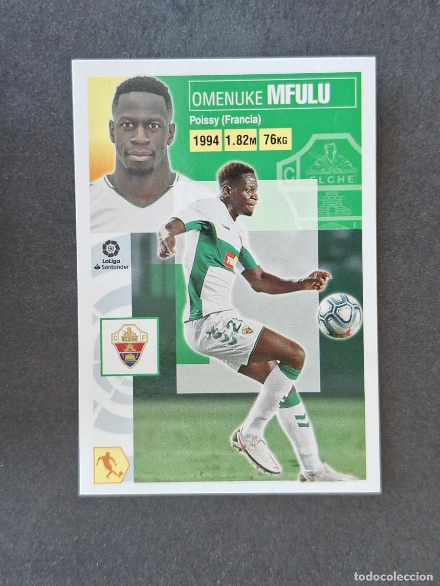 Cromos de f&uacute;tbol: L3 MFULU ELCHE C. F. COLOCA LIGA ESTE 2020 2021 20 21 NUNCA PEGADO SIN PEGAR