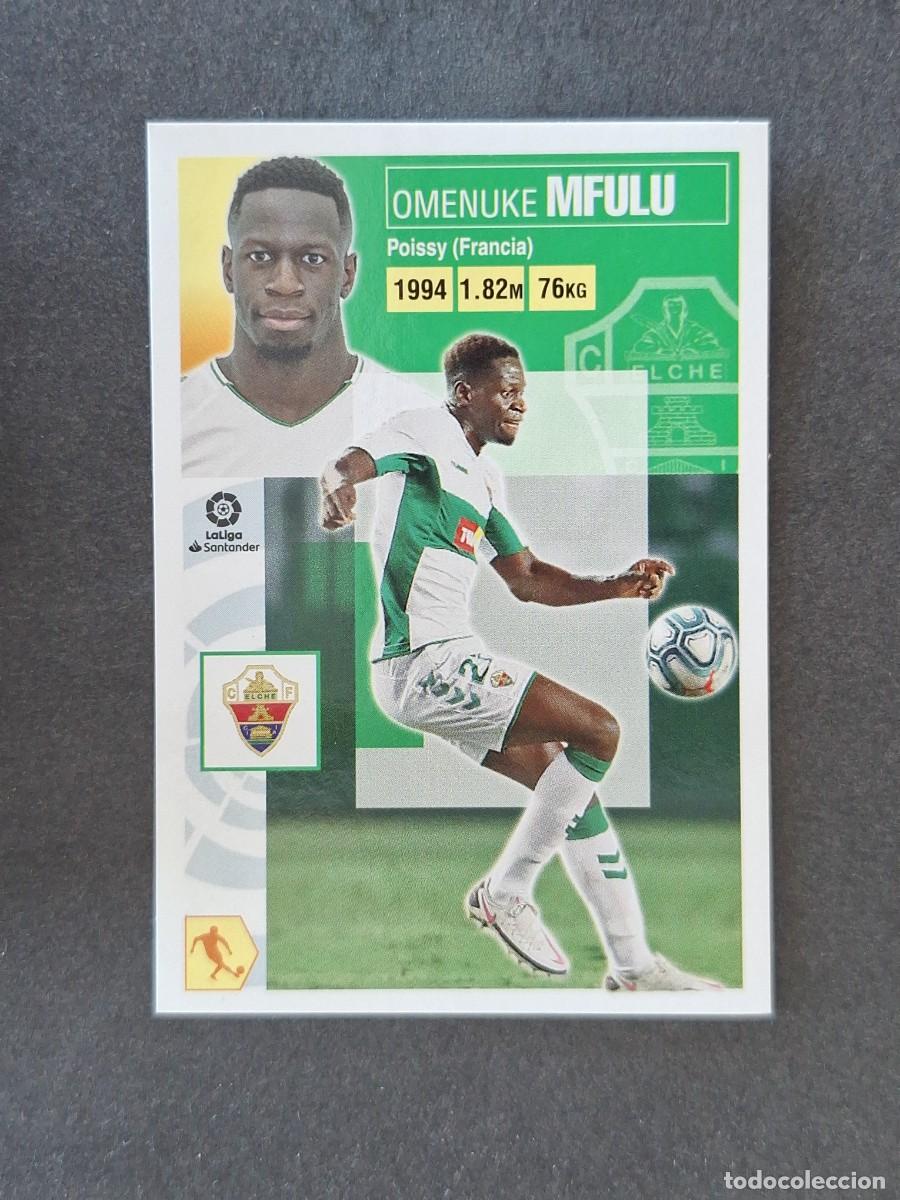 Cromos de f&uacute;tbol: L3 MFULU ELCHE C. F. COLOCA LIGA ESTE 2020 2021 20 21 NUNCA PEGADO SIN PEGAR