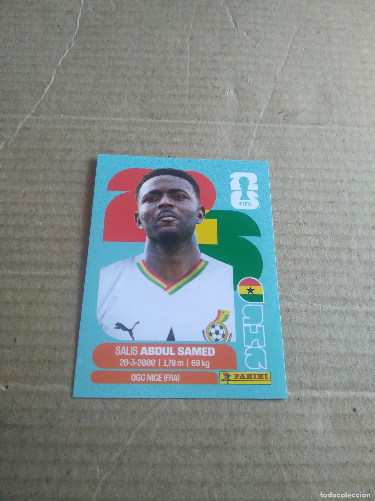 Cromos de f&uacute;tbol: GHA 11 SALIS ABDUL SAMED GHANA CROMO FUTBOL PANINI MUNDIAL 2026 WORLD CUP COPA DEL MUNDO
