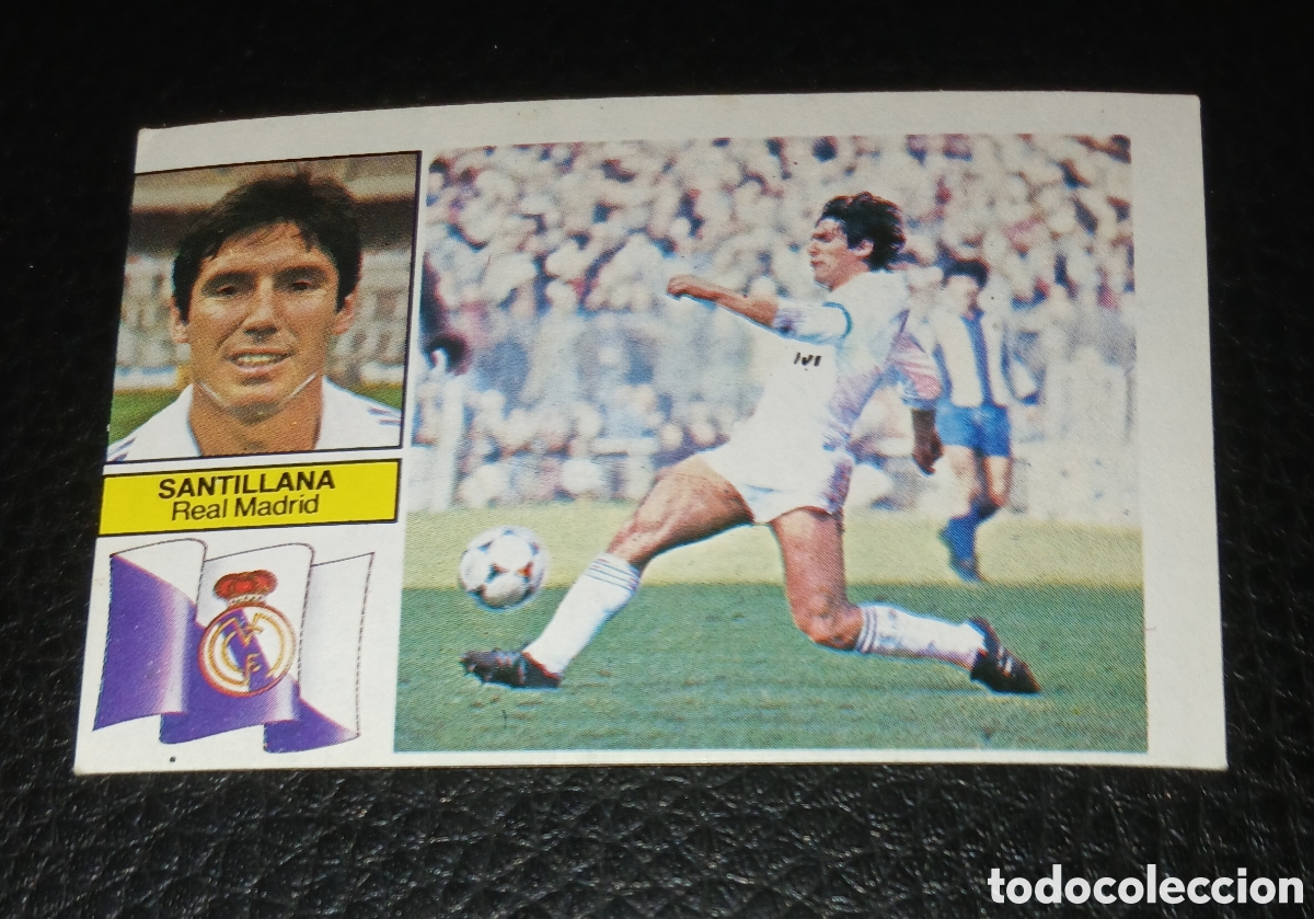 Cromos de f&uacute;tbol: Cromo Santillana Real Madrid Liga 82 83 1982 1983 Ediciones Este sin pegar nunca pegado