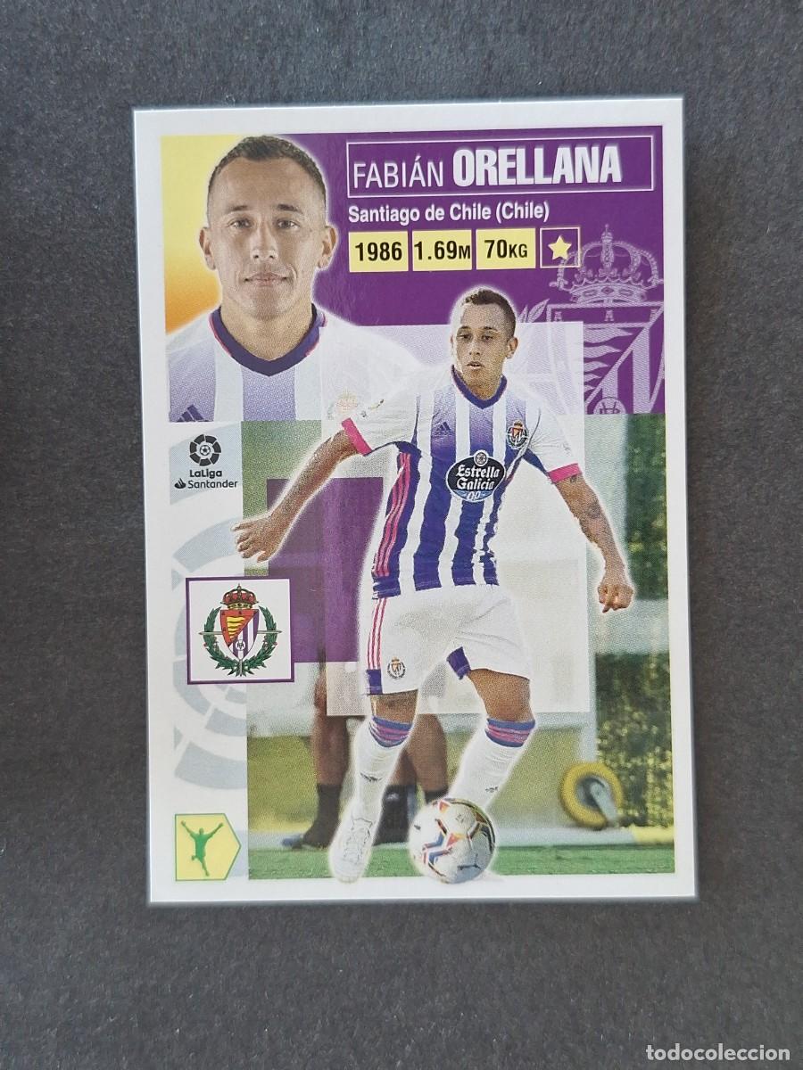 Cromos de f&uacute;tbol: L3 ORELLANA REAL VALLADOLID FICHAJE 4 LIGA ESTE 2020 2021 20 21 NUNCA PEGADO SIN PEGAR