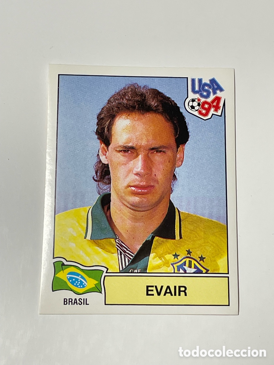 Fu&szlig;ball-Sticker: Evair Brasil Panini USA &lsquo;94 #109