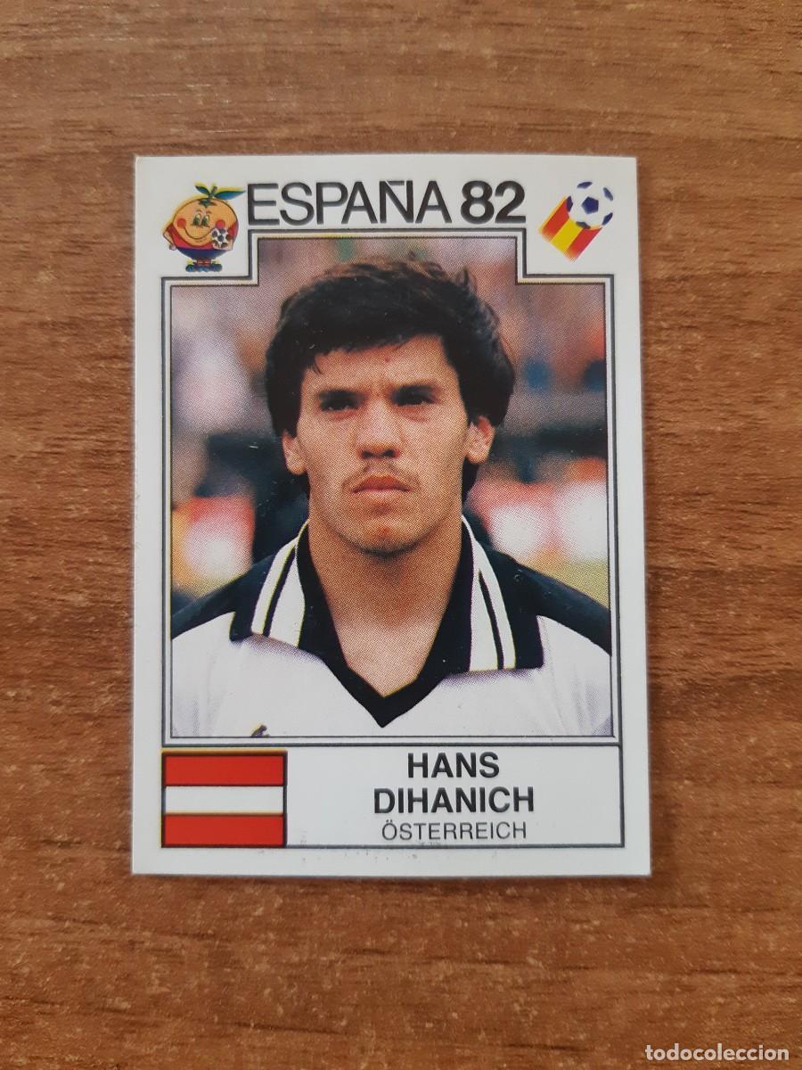 Fu&szlig;ball-Sticker: N&deg;131 Hans Dihanich (Austria) Mundial Espa&ntilde;a 82 PANINI 1982. Nunca pegado, sin pegar