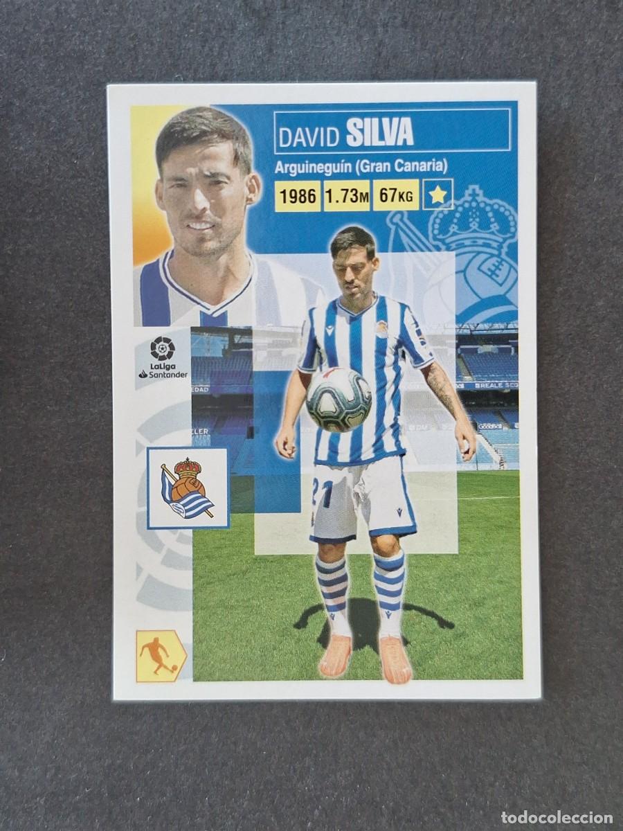 Cromos de f&uacute;tbol: L3 SILVA REAL SOCIEDAD FICHAJE 10 LIGA ESTE 2020 2021 20 21 NUNCA PEGADO SIN PEGAR