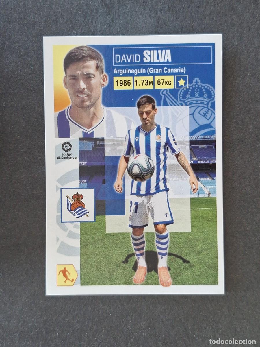 Cromos de f&uacute;tbol: L3 SILVA REAL SOCIEDAD FICHAJE 10 LIGA ESTE 2020 2021 20 21 NUNCA PEGADO SIN PEGAR