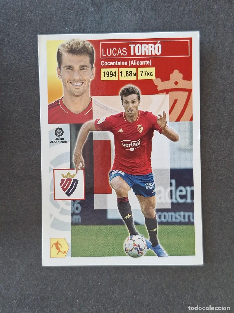Cromos de f&uacute;tbol: L3 LUCAS TORRO C. A. OSASUNA FICHAJE 11 LIGA ESTE 2020 2021 20 21 NUNCA PEGADO SIN PEGAR