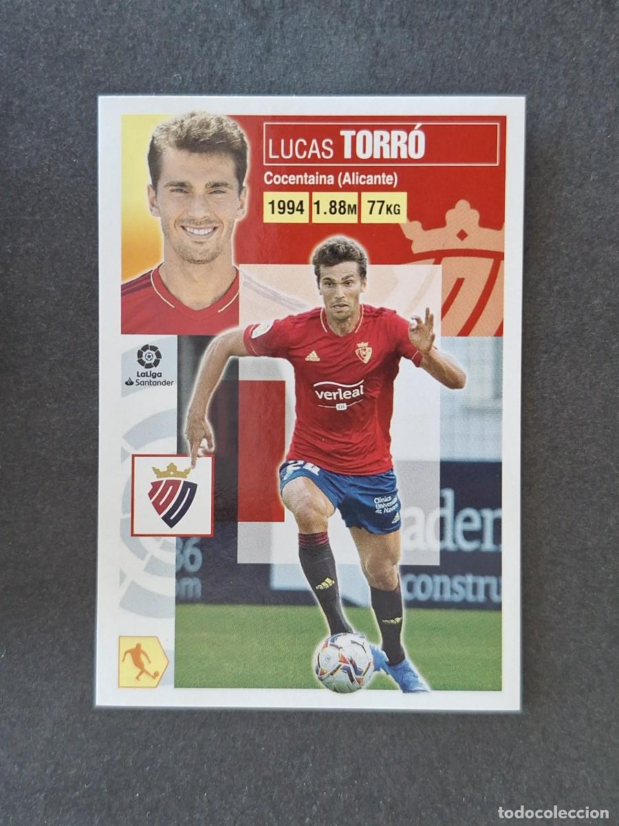 Cromos de f&uacute;tbol: L3 LUCAS TORRO C. A. OSASUNA FICHAJE 11 LIGA ESTE 2020 2021 20 21 NUNCA PEGADO SIN PEGAR