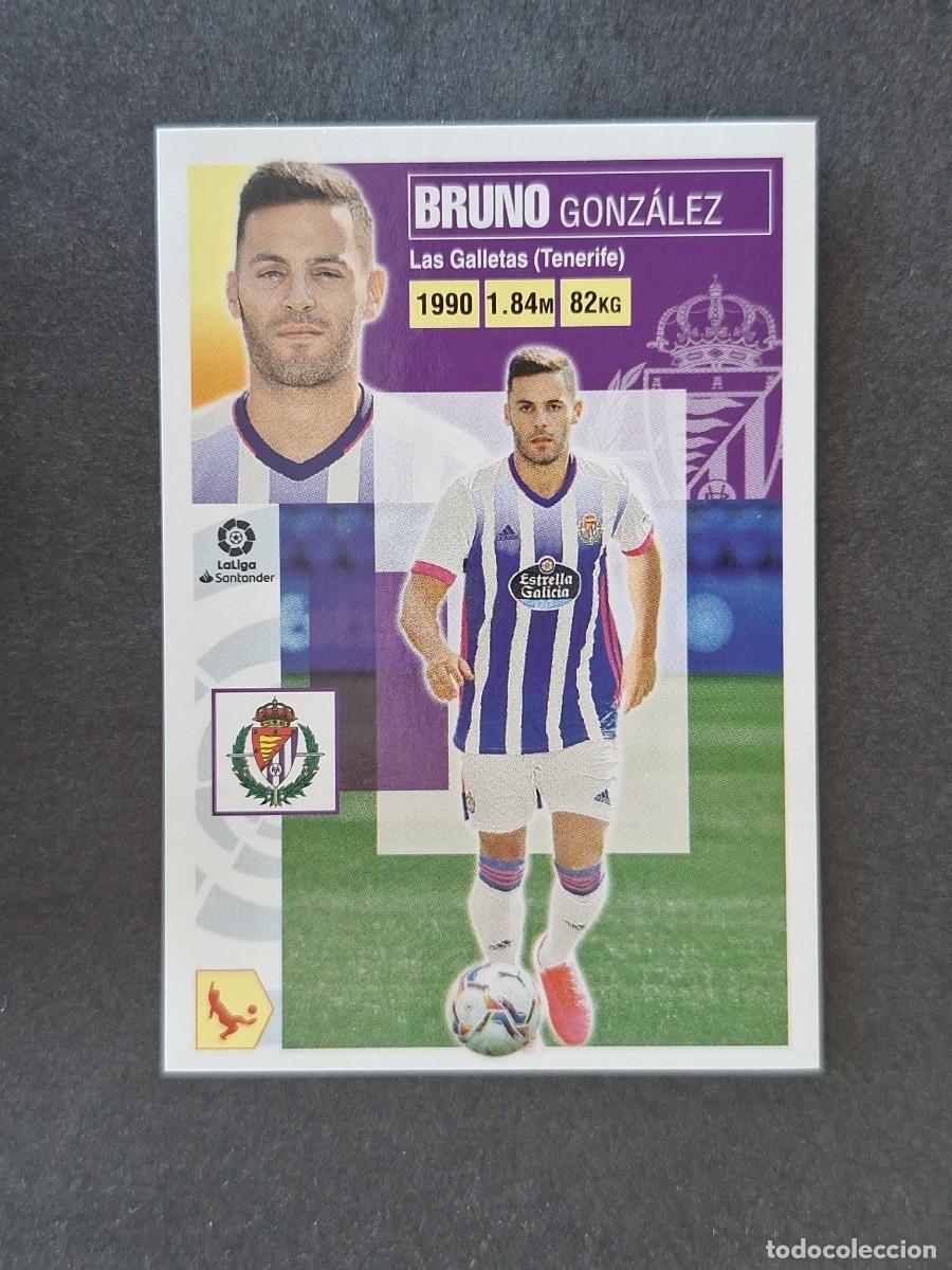 Cromos de f&uacute;tbol: L3 BRUNO REAL VALLADOLID FICHAJE 12 LIGA ESTE 2020 2021 20 21 NUNCA PEGADO SIN PEGAR