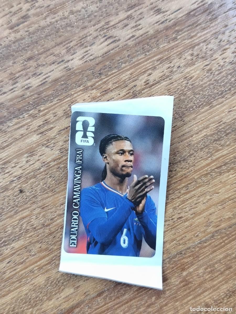 Cromos de f&uacute;tbol: EDUARDO CAMAVINGA (FRANCIA) CROMO PANINI COCA-COLA MUNDIAL FIFA 2026