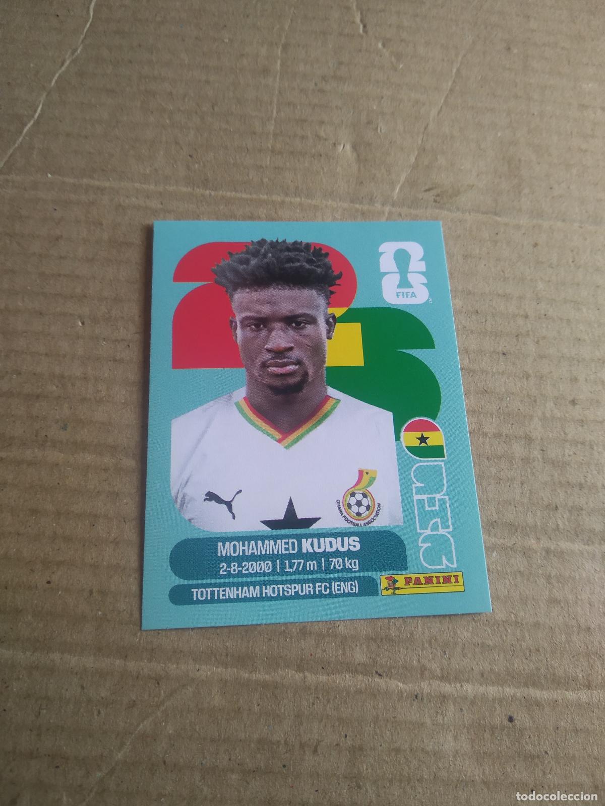 Cromos de f&uacute;tbol: GHA 14 mohammed kudus GHANA CROMO FUTBOL PANINI MUNDIAL 2026 WORLD CUP COPA DEL MUNDO
