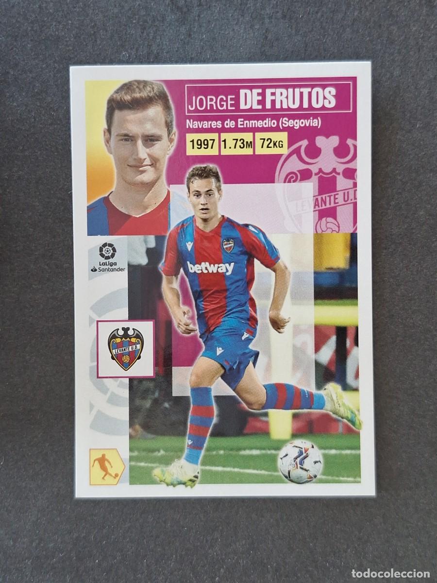 Cromos de f&uacute;tbol: L3 DE FRUTOS LEVANTE U. D. FICHAJE 15 LIGA ESTE 2020 2021 20 21 NUNCA PEGADO SIN PEGAR