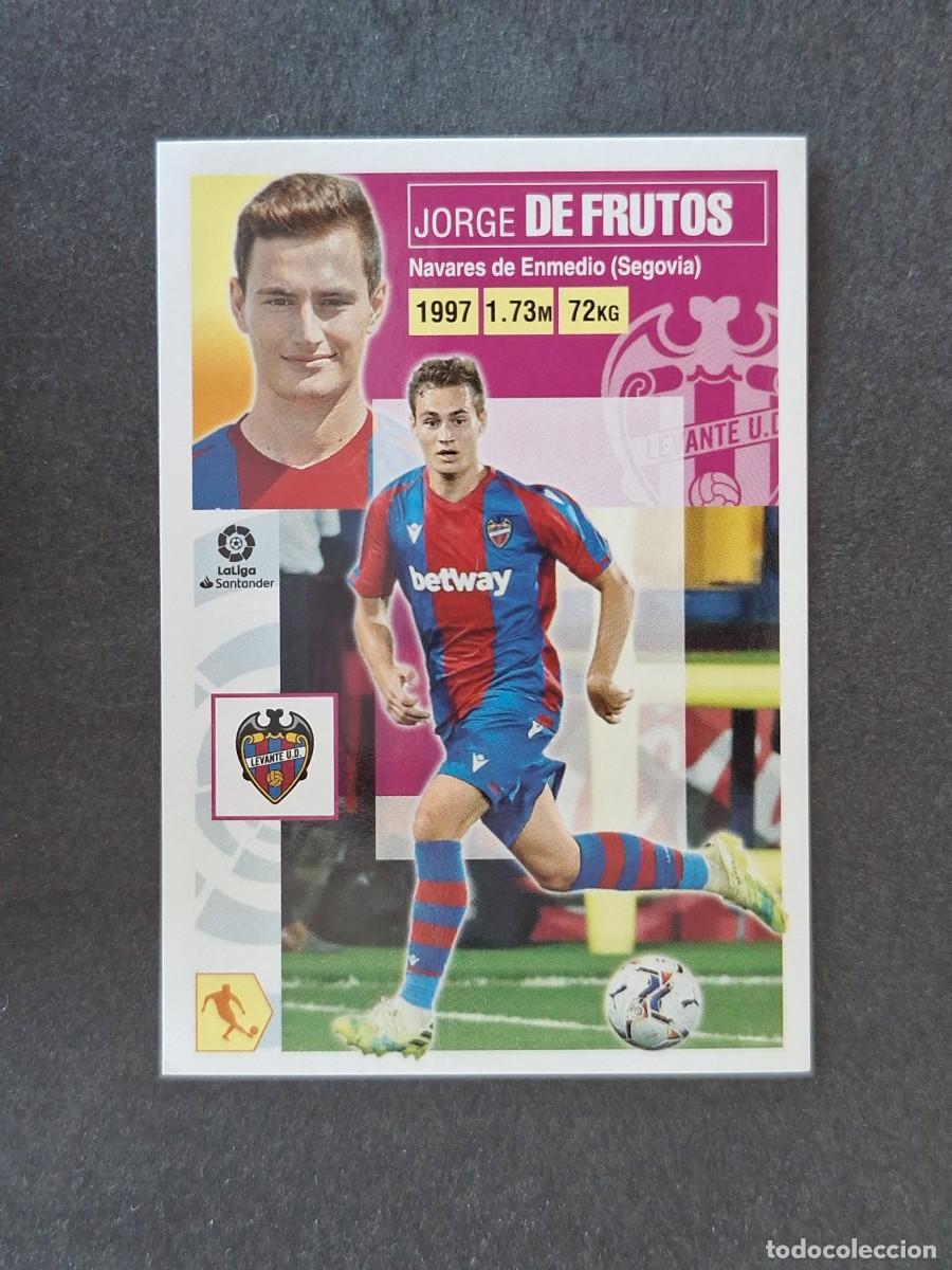 Cromos de f&uacute;tbol: L3 DE FRUTOS LEVANTE U. D. FICHAJE 15 LIGA ESTE 2020 2021 20 21 NUNCA PEGADO SIN PEGAR