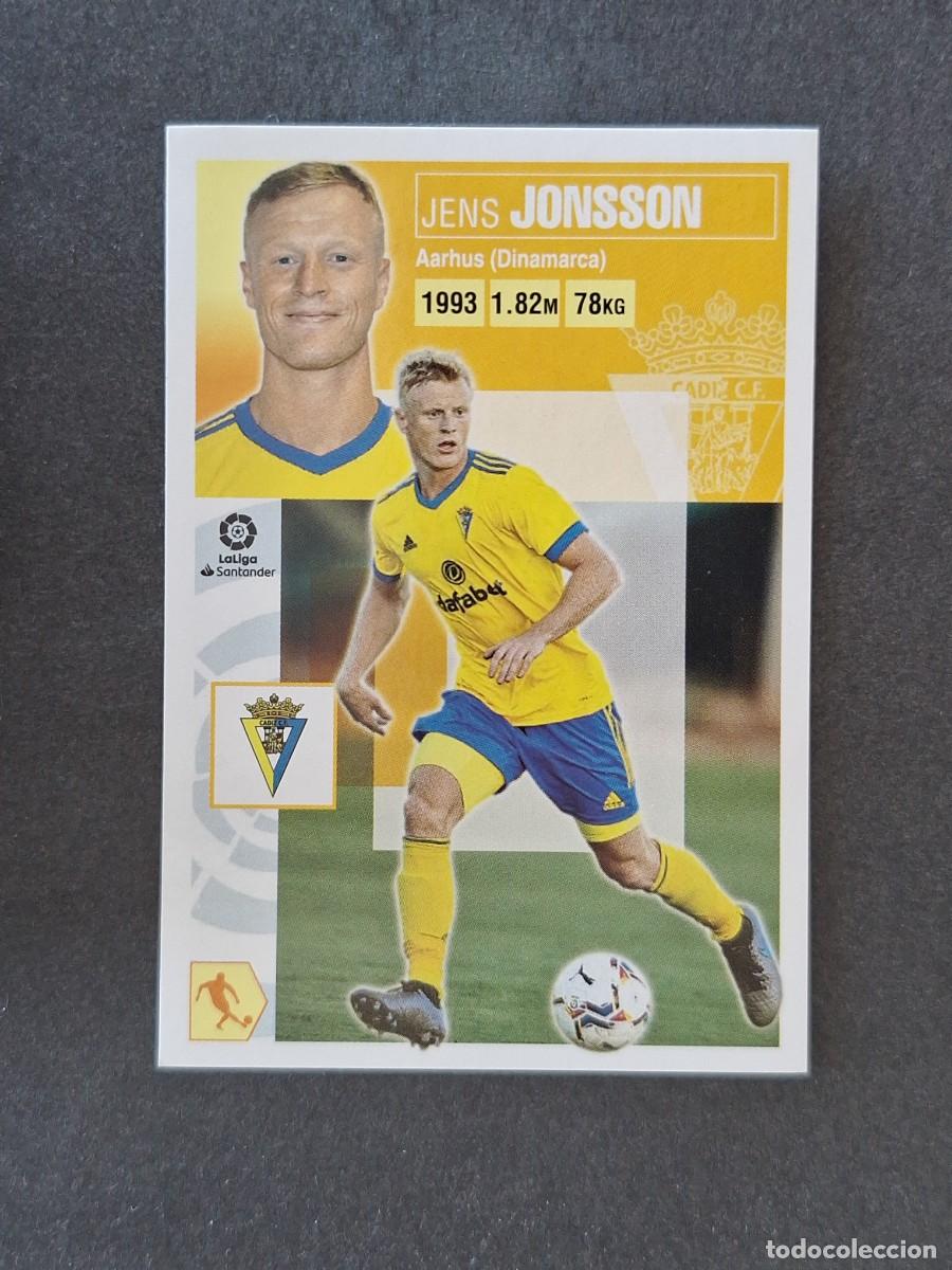 Cromos de f&uacute;tbol: L3 JONSSON CADIZ C. F. FICHAJE 16 LIGA ESTE 2020 2021 20 21 NUNCA PEGADO SIN PEGAR