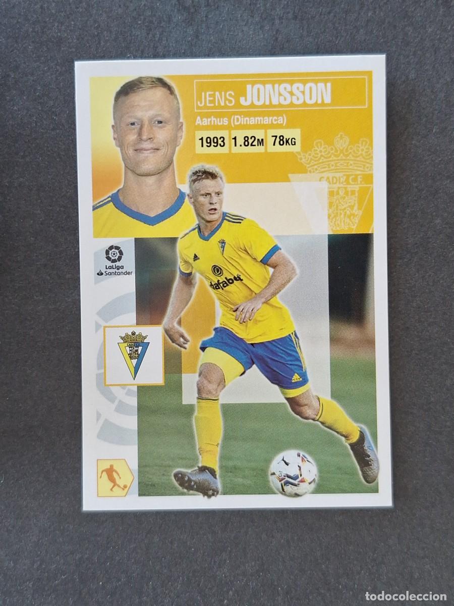 Cromos de f&uacute;tbol: L3 JONSSON CADIZ C. F. FICHAJE 16 LIGA ESTE 2020 2021 20 21 NUNCA PEGADO SIN PEGAR