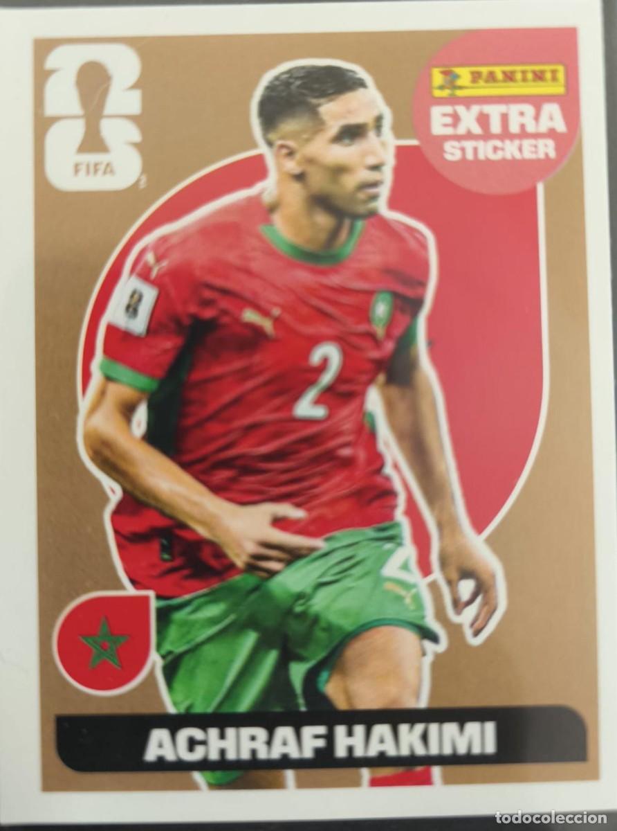Cromos de f&uacute;tbol: cromo extra sticker achraf hakimi bronce panini fifa world cup 2026