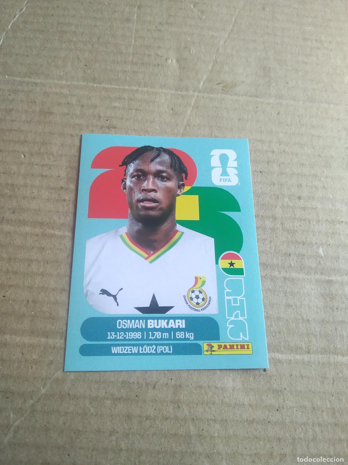 Cromos de f&uacute;tbol: GHA 19 OSMAN BUKARI GHANA CROMO FUTBOL PANINI MUNDIAL 2026 WORLD CUP COPA DEL MUNDO