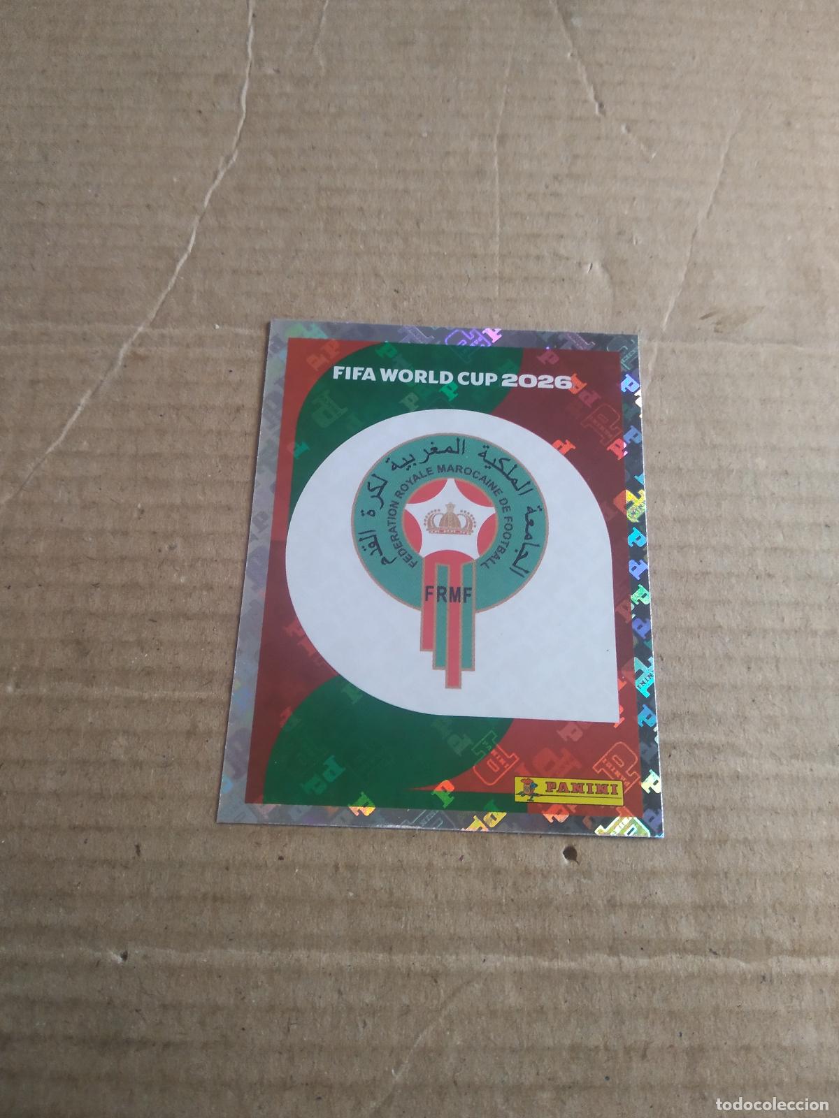 Cromos de f&uacute;tbol: MAR 1 ESCUDO MARRUECOS CROMO FUTBOL PANINI MUNDIAL 2026 WORLD CUP COPA DEL MUNDO