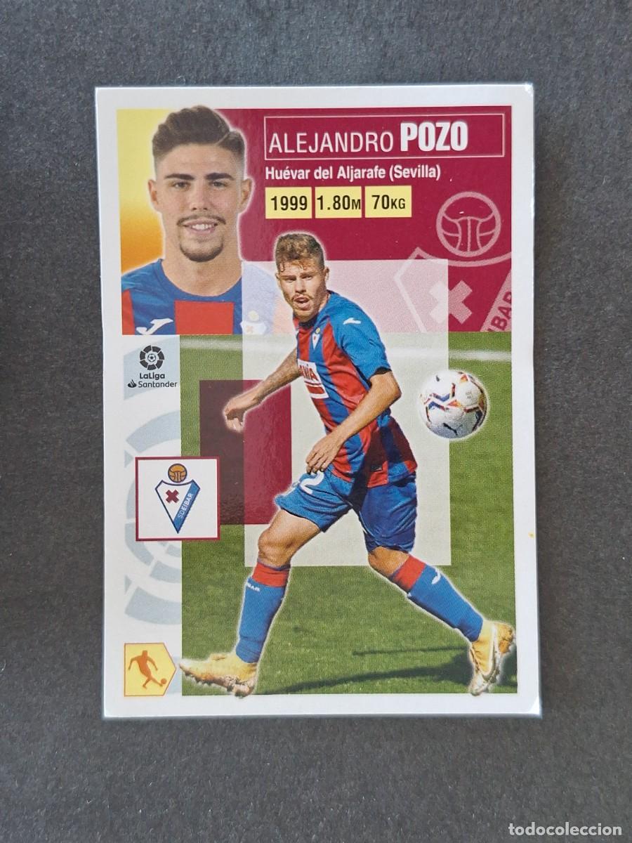 Cromos de f&uacute;tbol: L3 POZO S. D. EIBAR FICHAJE 43 LIGA ESTE 2020 2021 20 21 NUNCA PEGADO SIN PEGAR