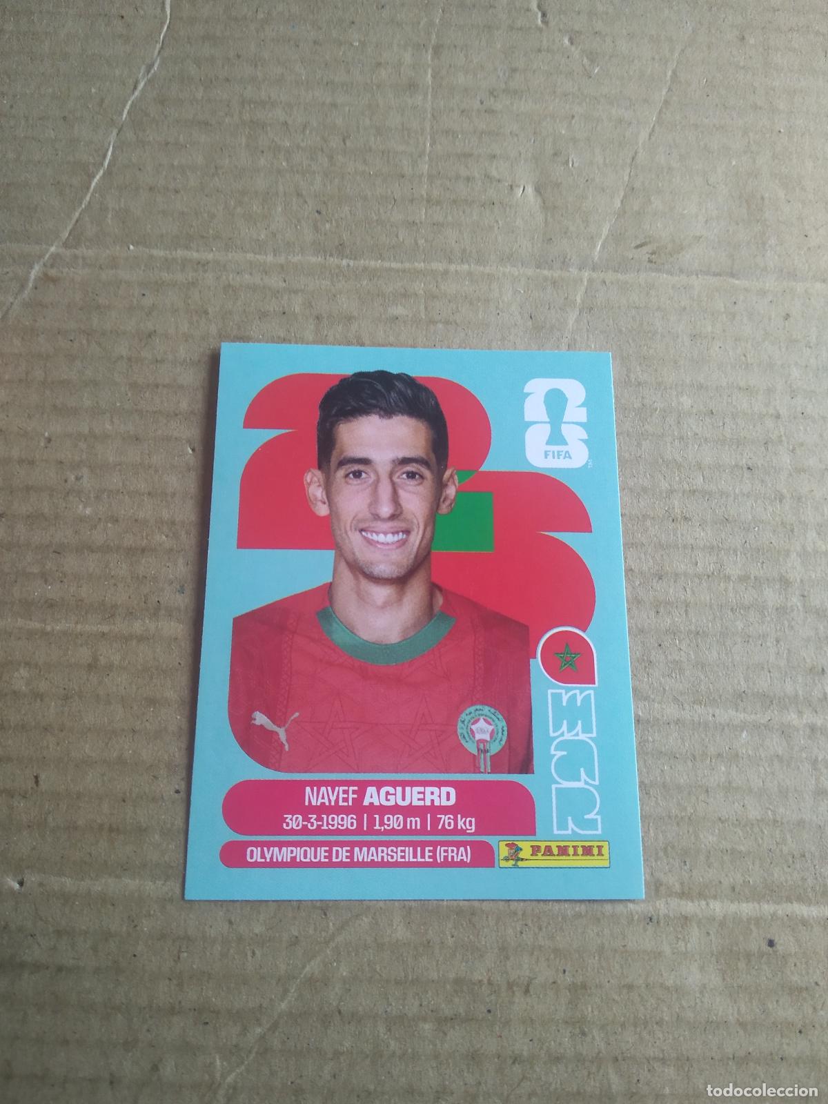 Cromos de f&uacute;tbol: MAR 6 NAYEF AGUERD MARRUECOS CROMO FUTBOL PANINI MUNDIAL 2026 WORLD CUP COPA DEL MUNDO