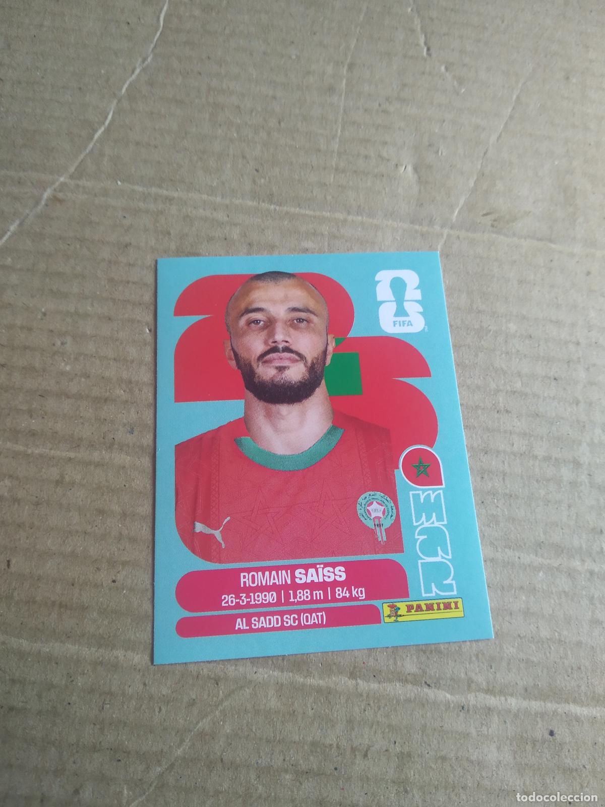 Cromos de f&uacute;tbol: MAR 7 ROMAIN SAISS MARRUECOS CROMO FUTBOL PANINI MUNDIAL 2026 WORLD CUP COPA DEL MUNDO