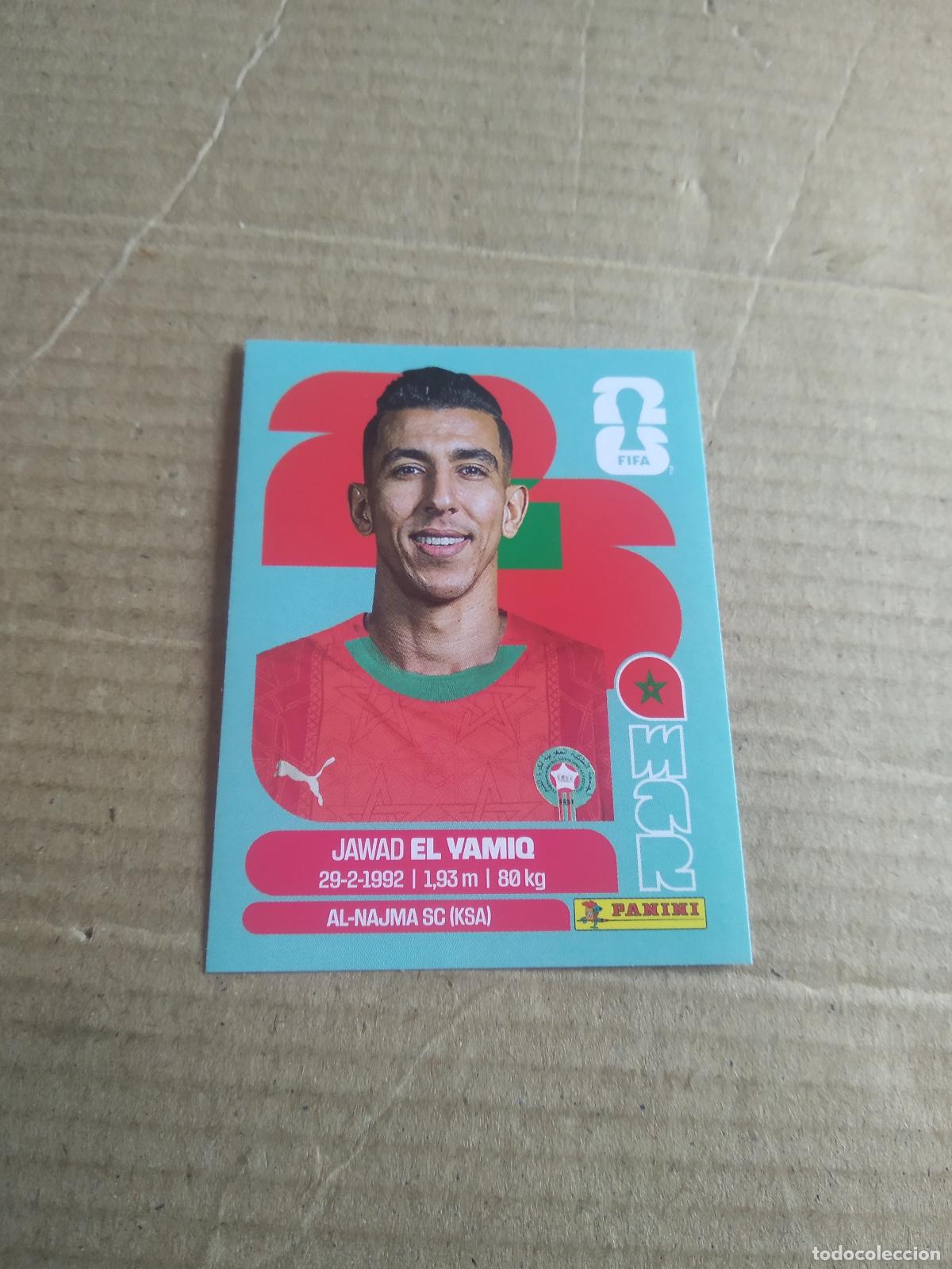 Figurine di Calcio: MAR 8 JAWAD EL YAMIQ MARRUECOS CROMO FUTBOL PANINI MUNDIAL 2026 WORLD CUP COPA DEL MUNDO